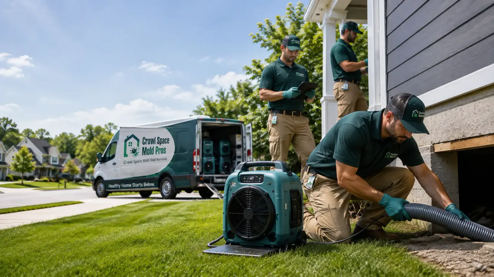 Crawl Space Mold Removal in Nashua, MT